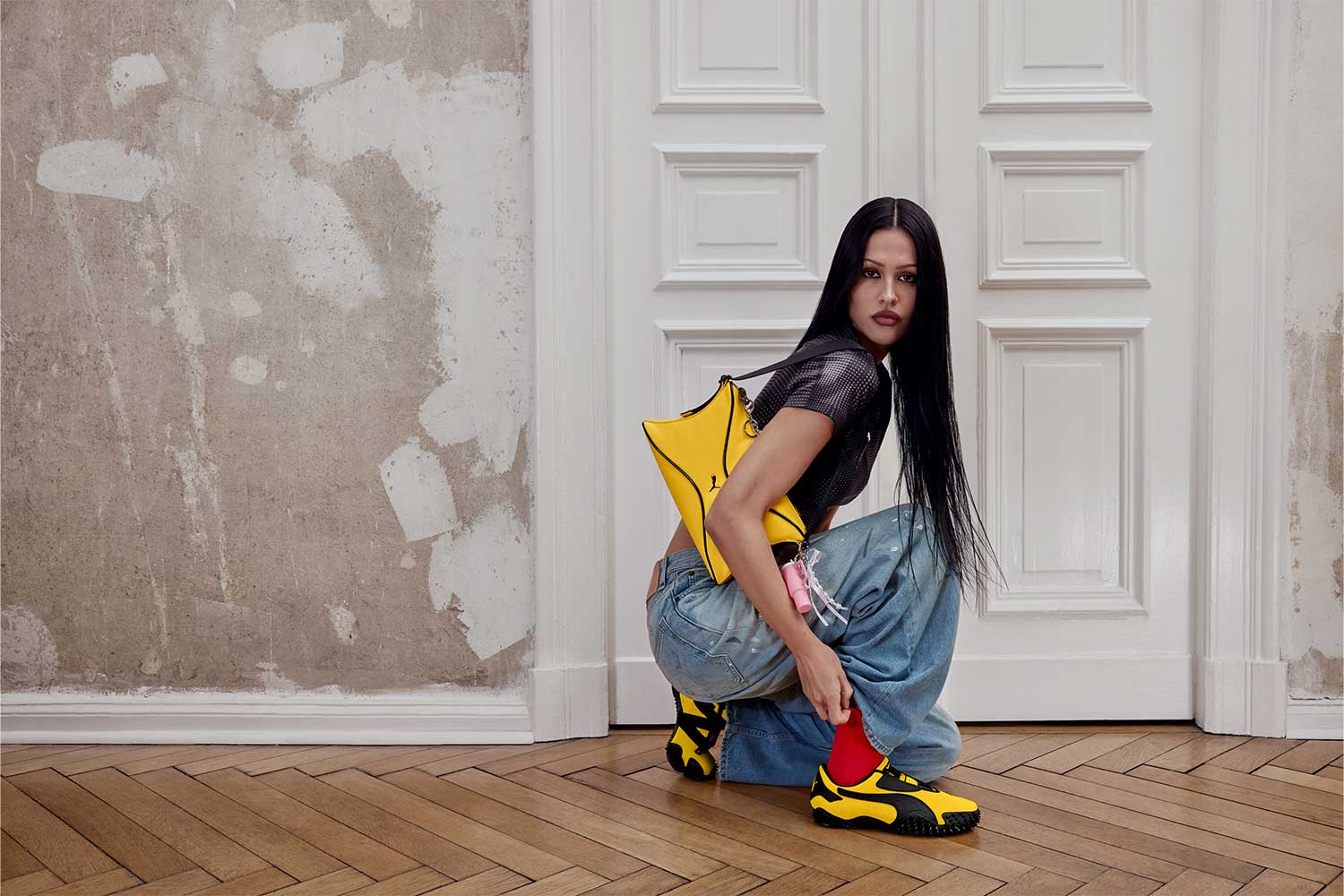 Amelia Gray leads Puma’s campaign for the Pelé Yellow Mostro