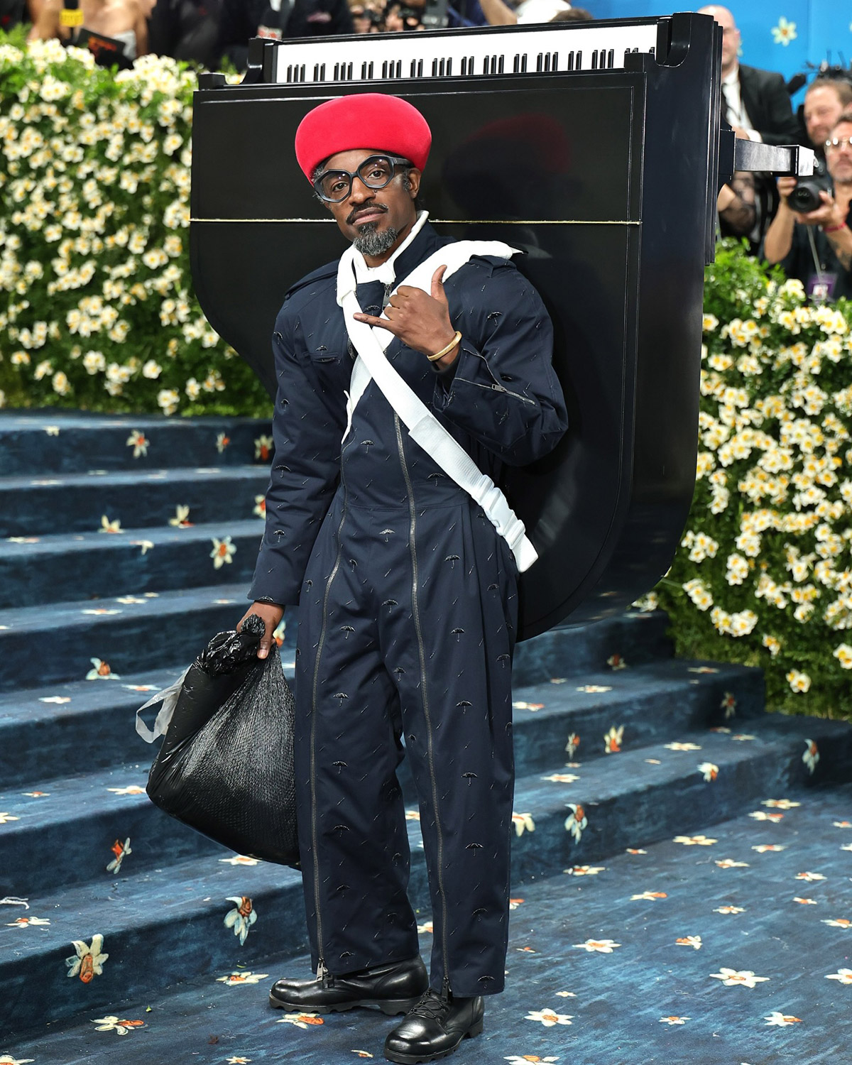 Andre 3000 at The Met Gala 2025