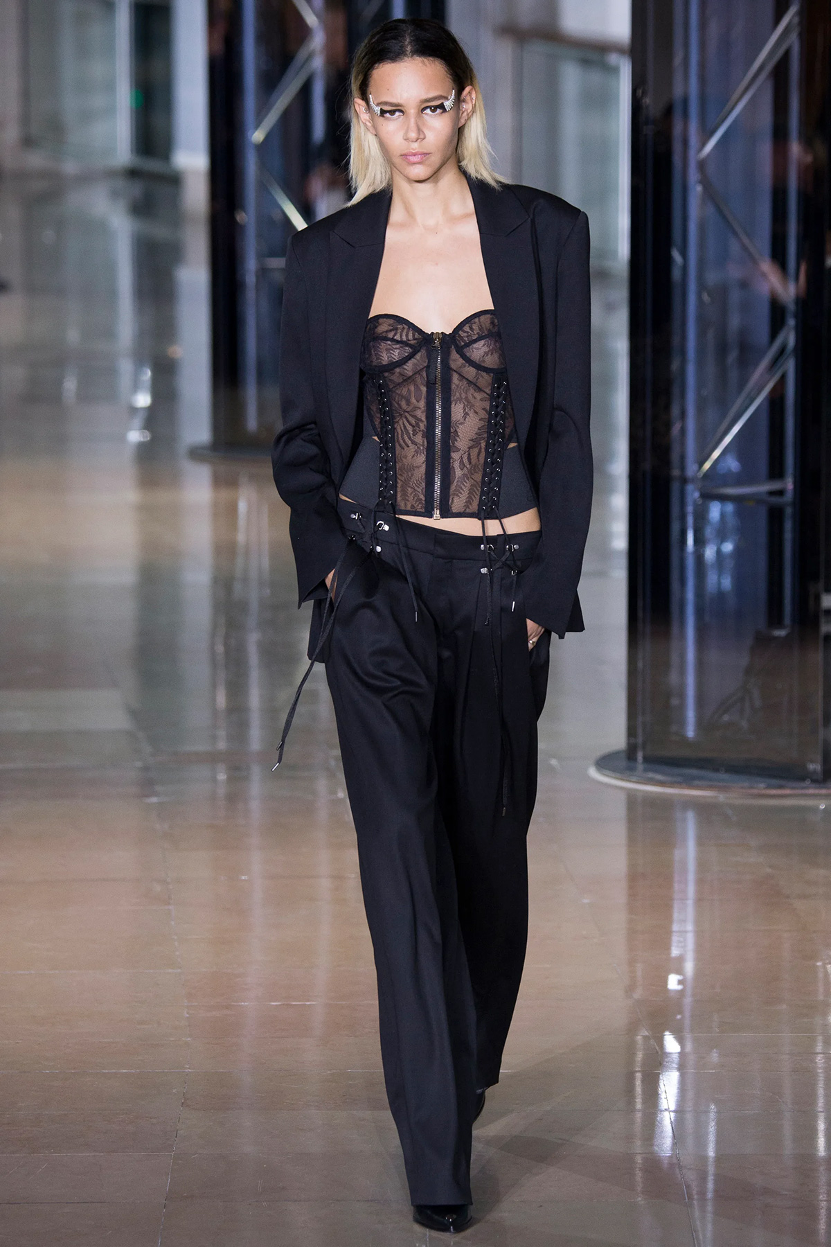 Anthony Vaccarello Fall Winter 2016 Collection | Photo by Yannis Vlamos