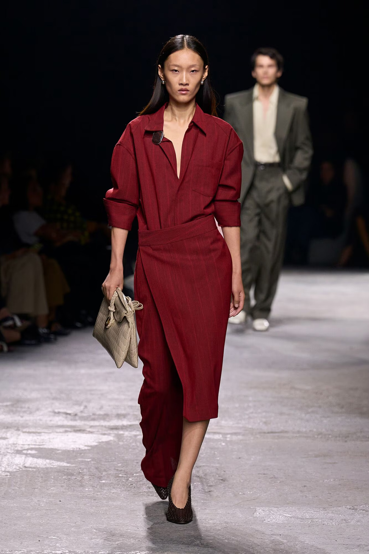 Bottega Veneta Spring Summer 2025, Matthieu Blazy’s final collection for the house | Source: Bottega Veneta