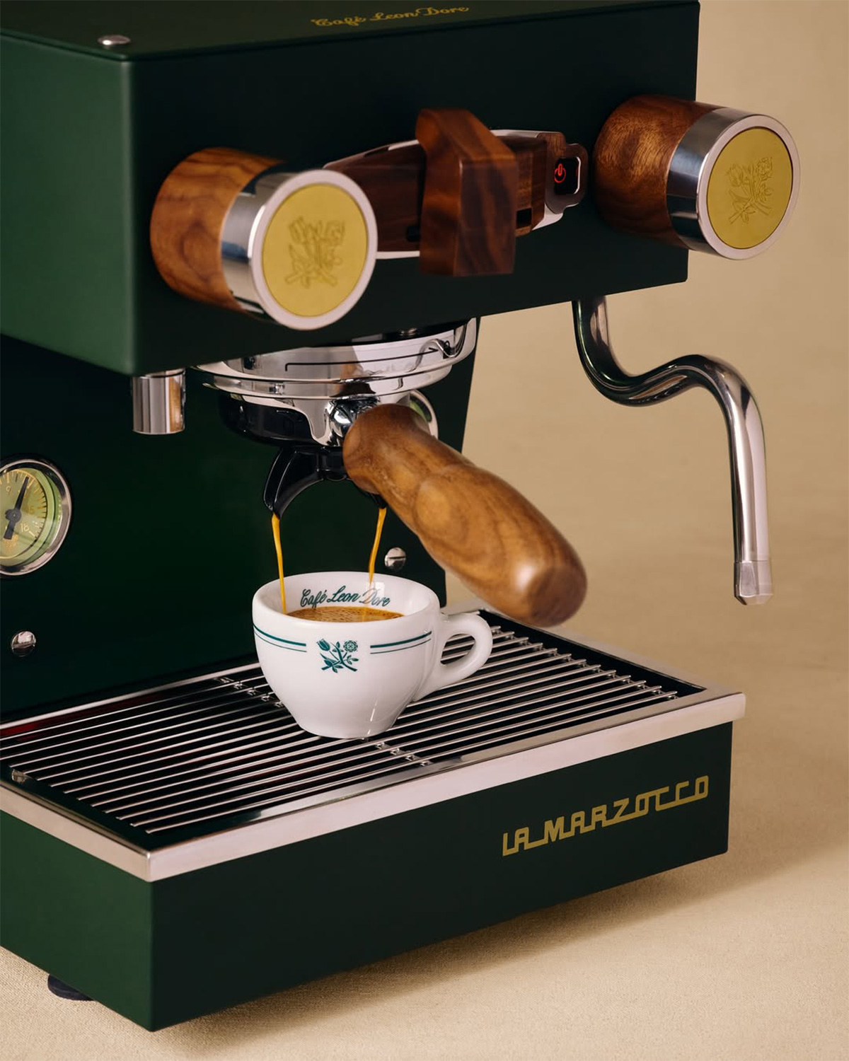 Café Leon Dore x La Marzocco Linea Micra | Source: Aimé Leon Dore