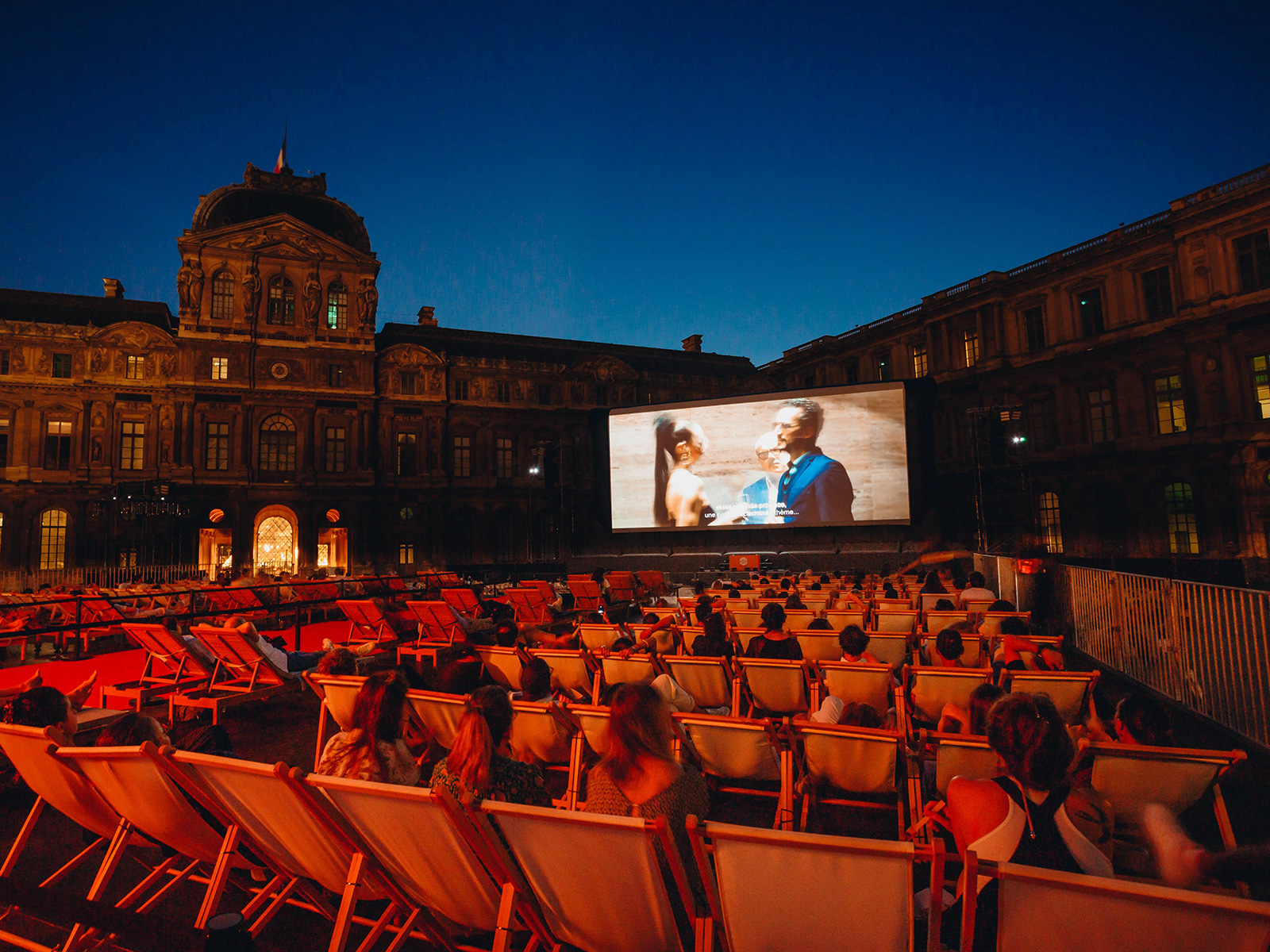 Chanel and Cinema Paradiso at the Louvre | Source: mk2