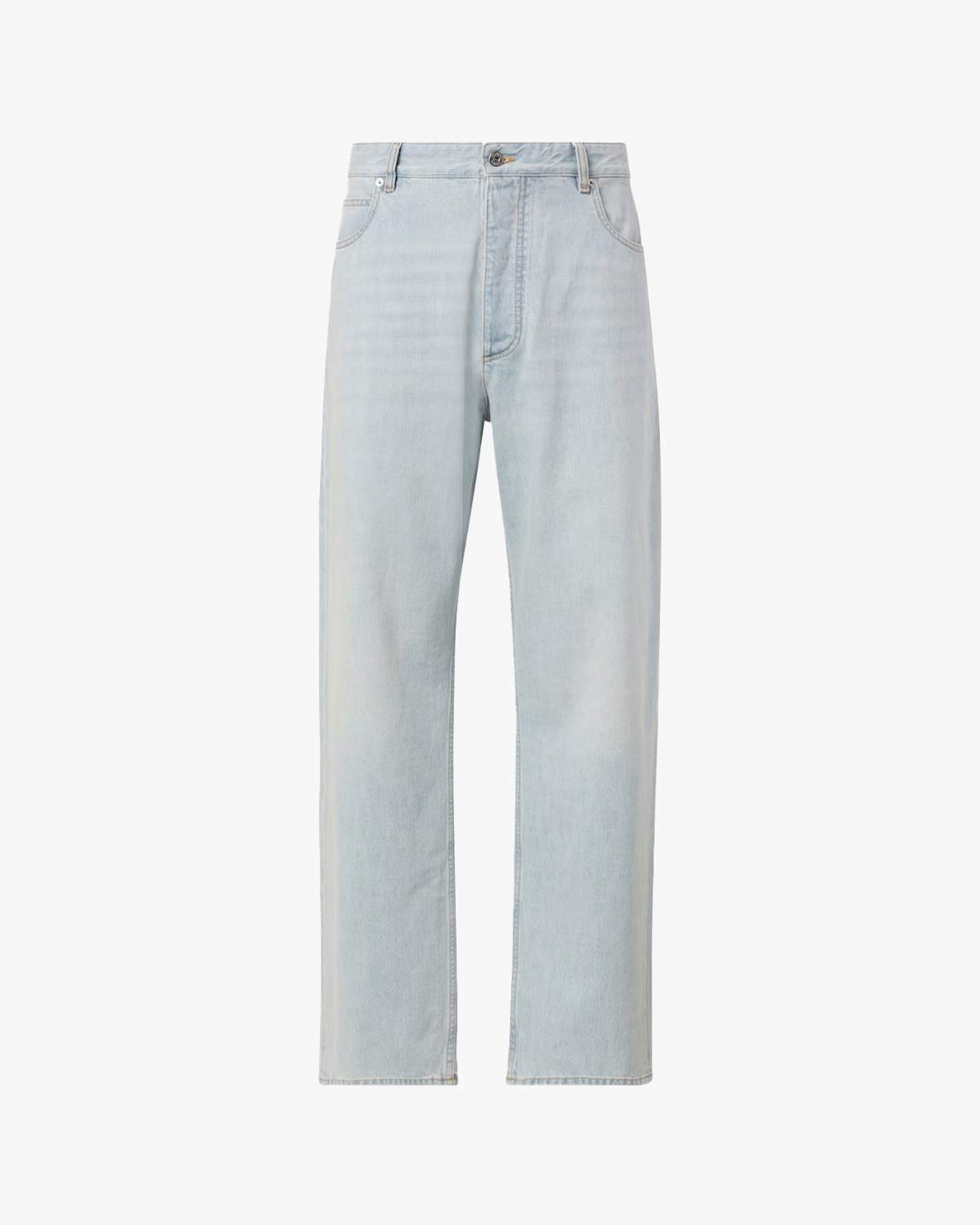 Bottega Veneta Extra Bleached Turned Up Jeans