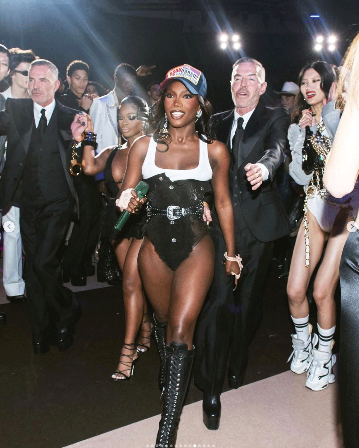 Doechii at the Dsquared² Show