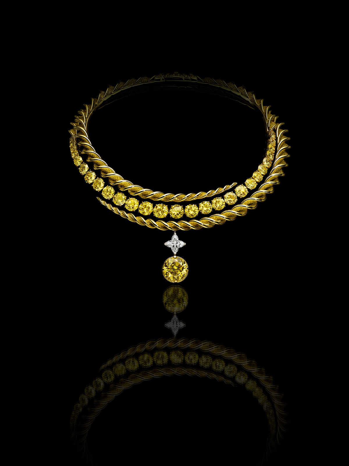 Louis Vuitton Virtuosity High Jewelry collection, The World of Creativity, Eternal Sun | Courtey of Louis Vuitton