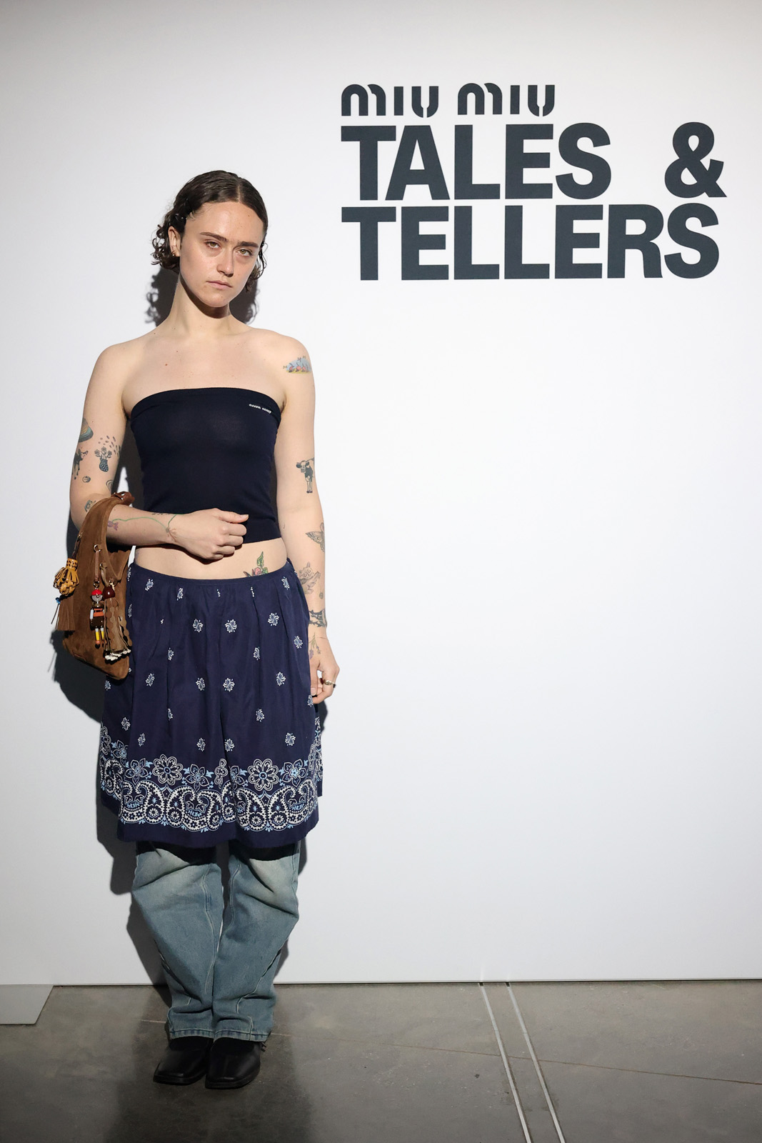 Ella Emhoff attends Miu Miu Tales & Tellers New York on May 09, 2025 in New York City. 