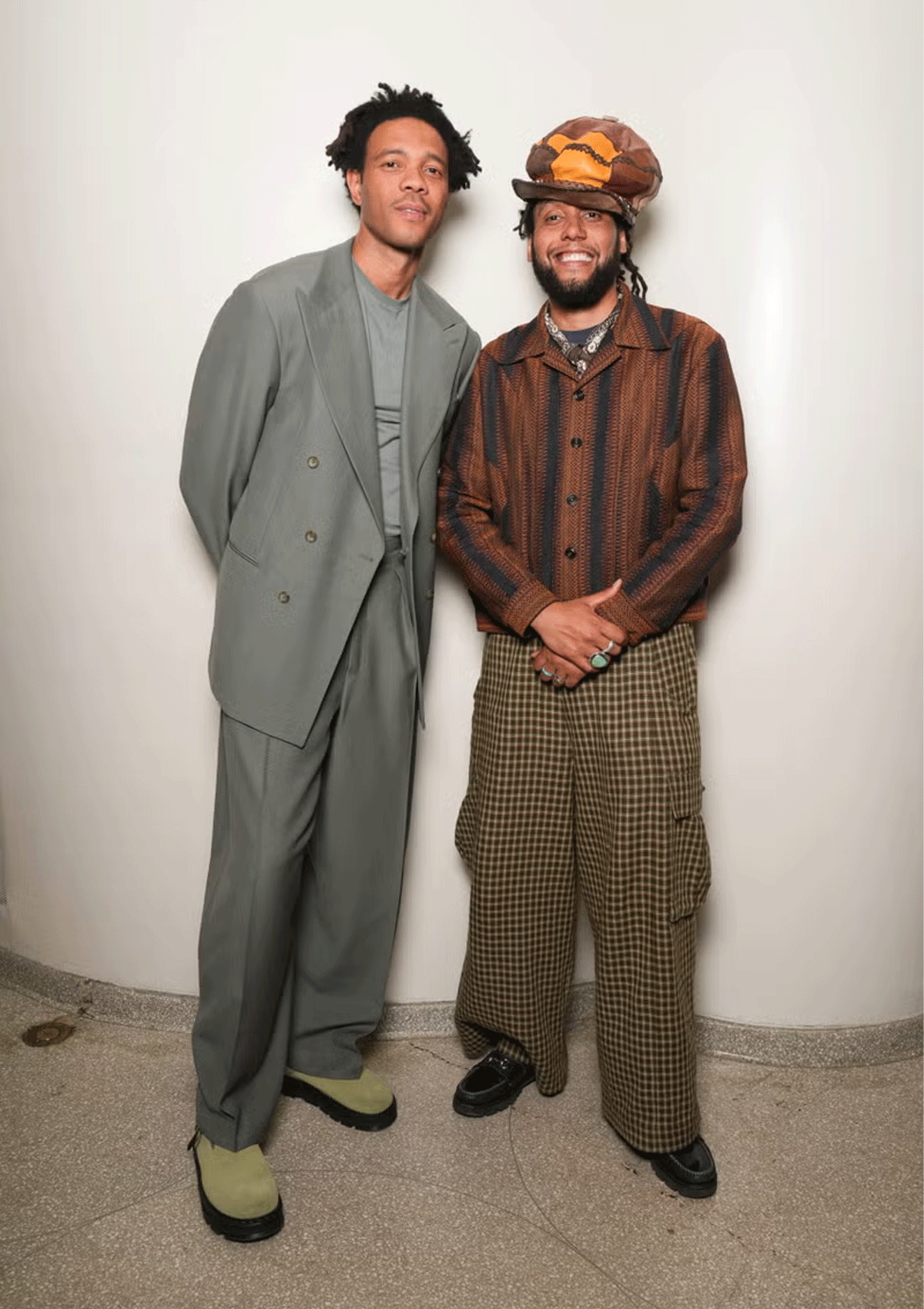Charlie Casely-Hayford and Nicholas Daley for Togetherness at the Guggenheim by Grace Wales Bonner