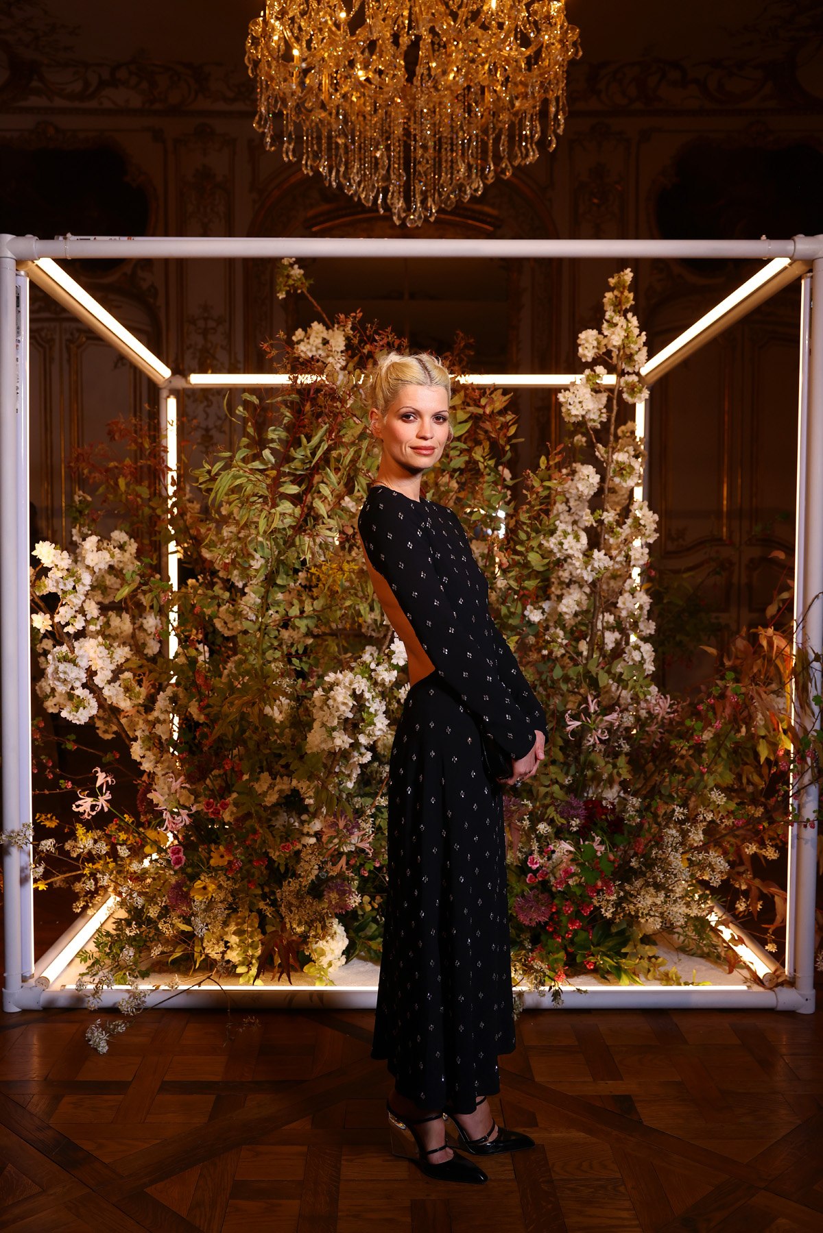Pixie Geldof attends Gucci Dinner – The Art Of Silk on April 02, 2025 in Paris, France. (Photo by Marc Piasecki/Getty Images for Gucci)