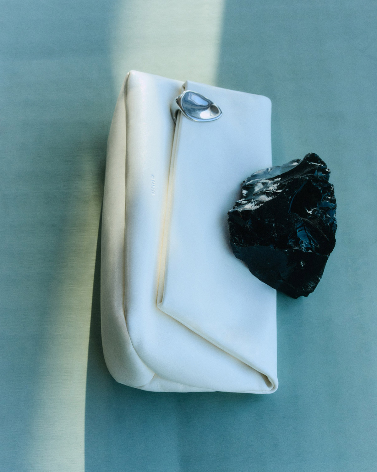 Jil Sander Jewel Zip Clutch