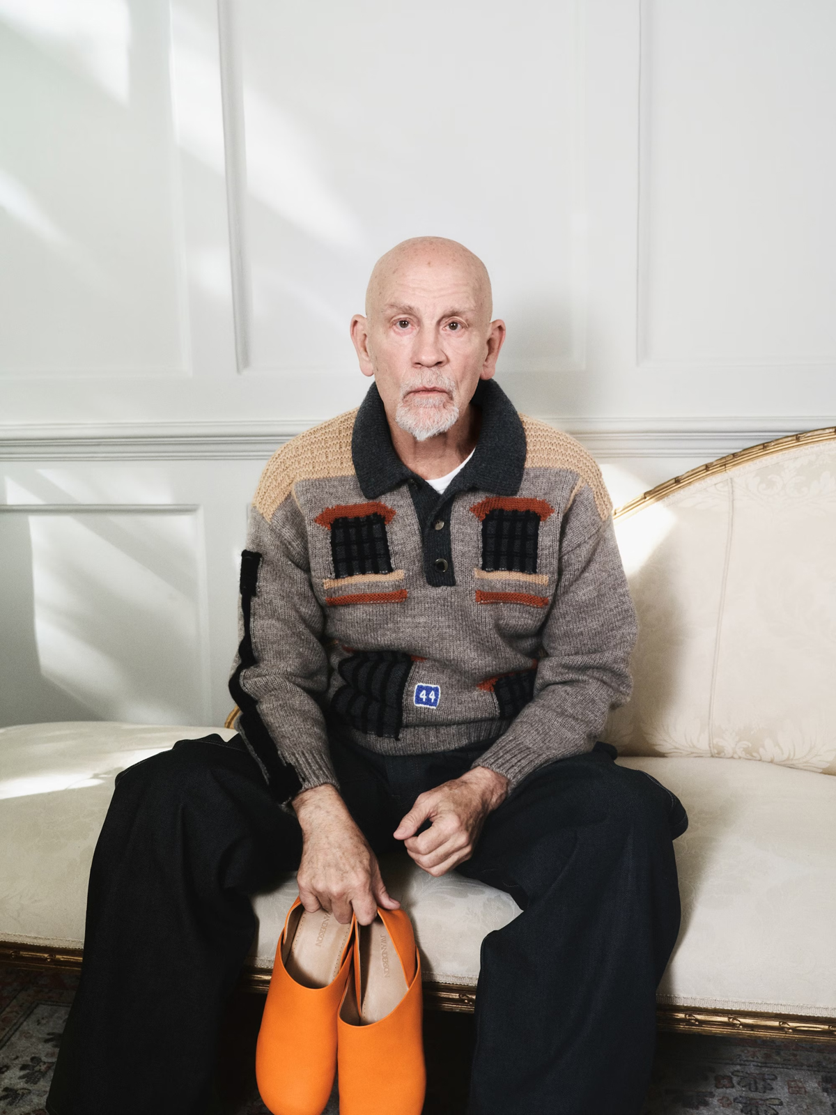John Malkovich for JW Anderson Loafer Bag Campaign Review