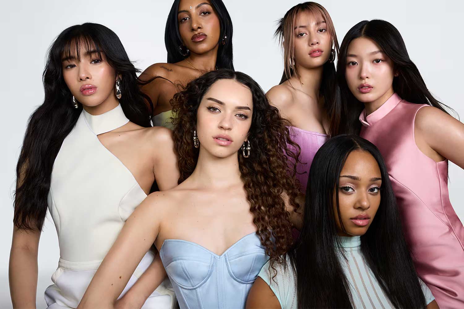 KATSEYE and Glossier’s Lip Glaze Drops in Six Signature Shades