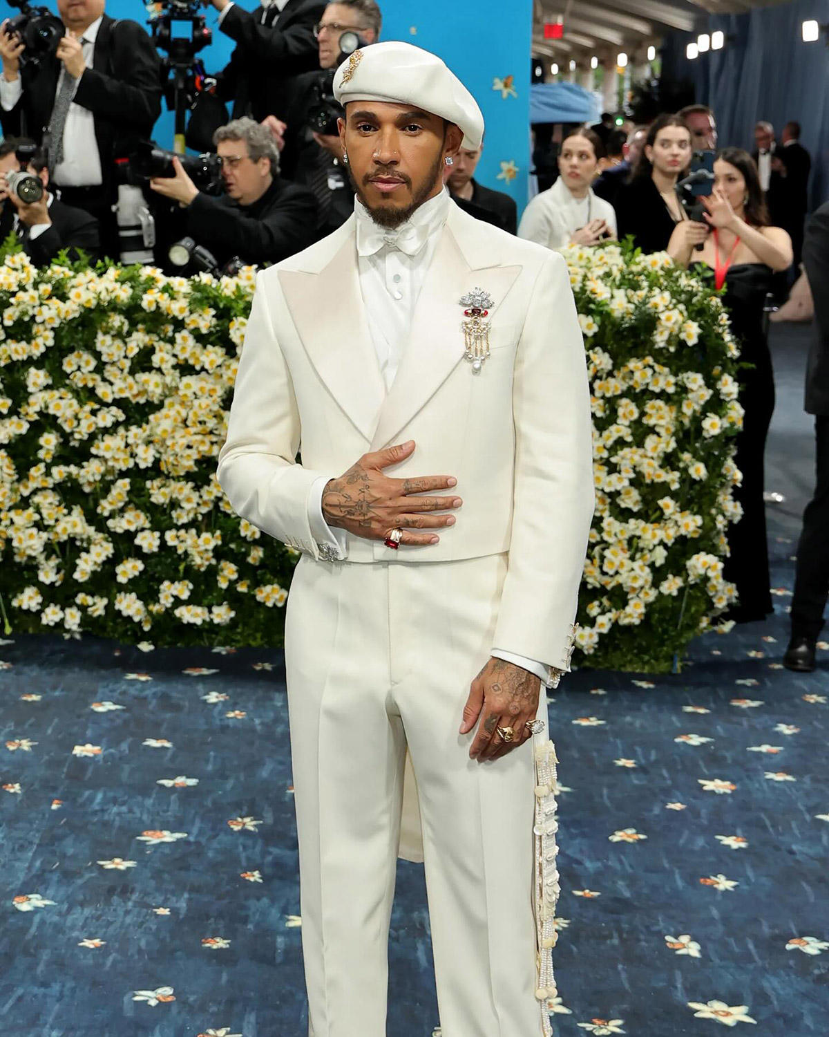 Lewis Hamilton at The Met Gala 2025