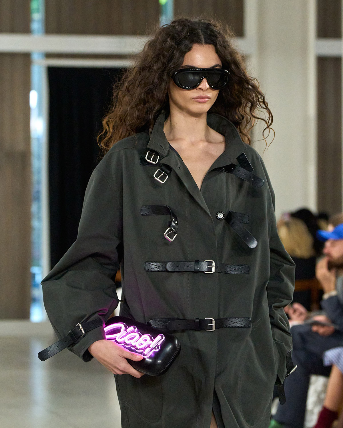 Moschino Neon Ciao Clutch