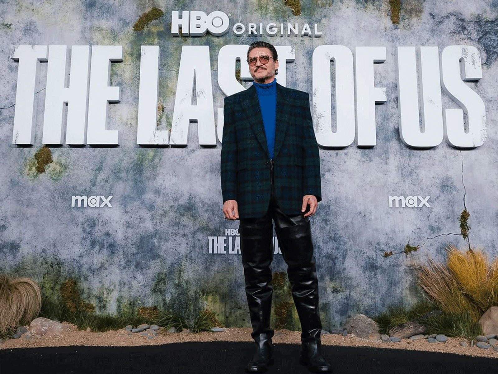Pedro Pascal in Saint Laurent at The Last of Us Premiere
