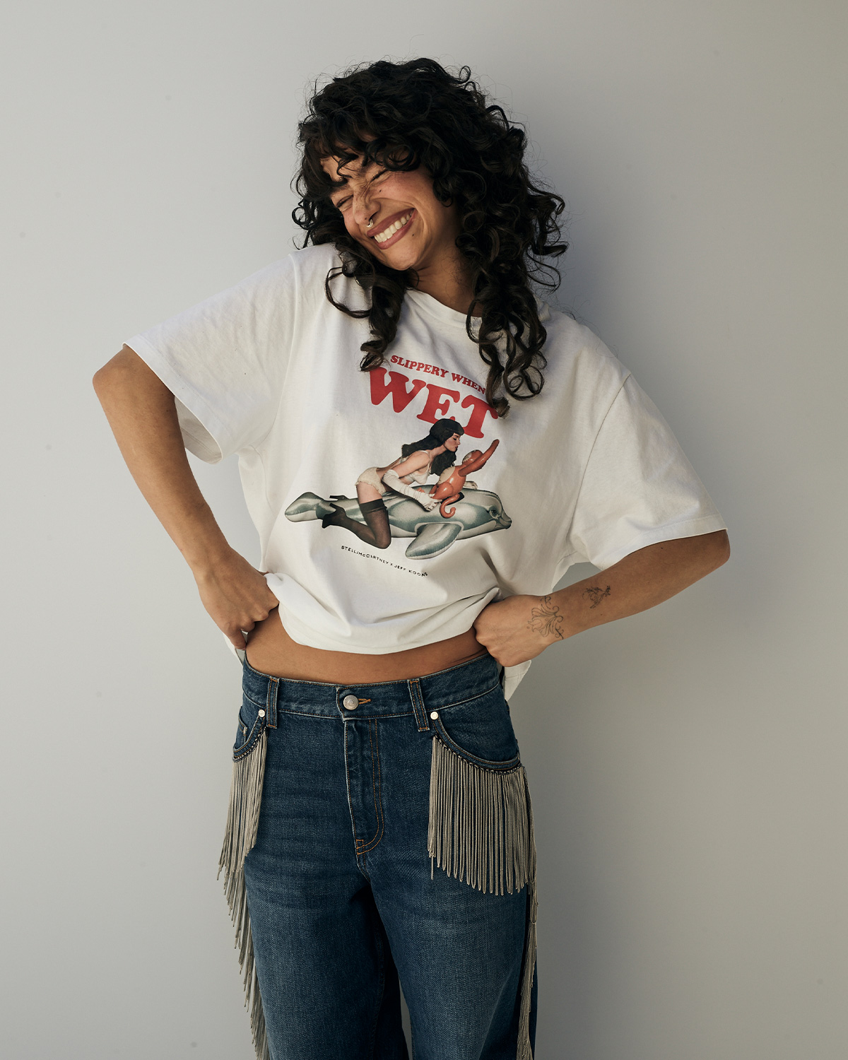 Stella McCartney x Jeff Koons Limited-Edition T-Shirt | Courtesy of Stella McCartney