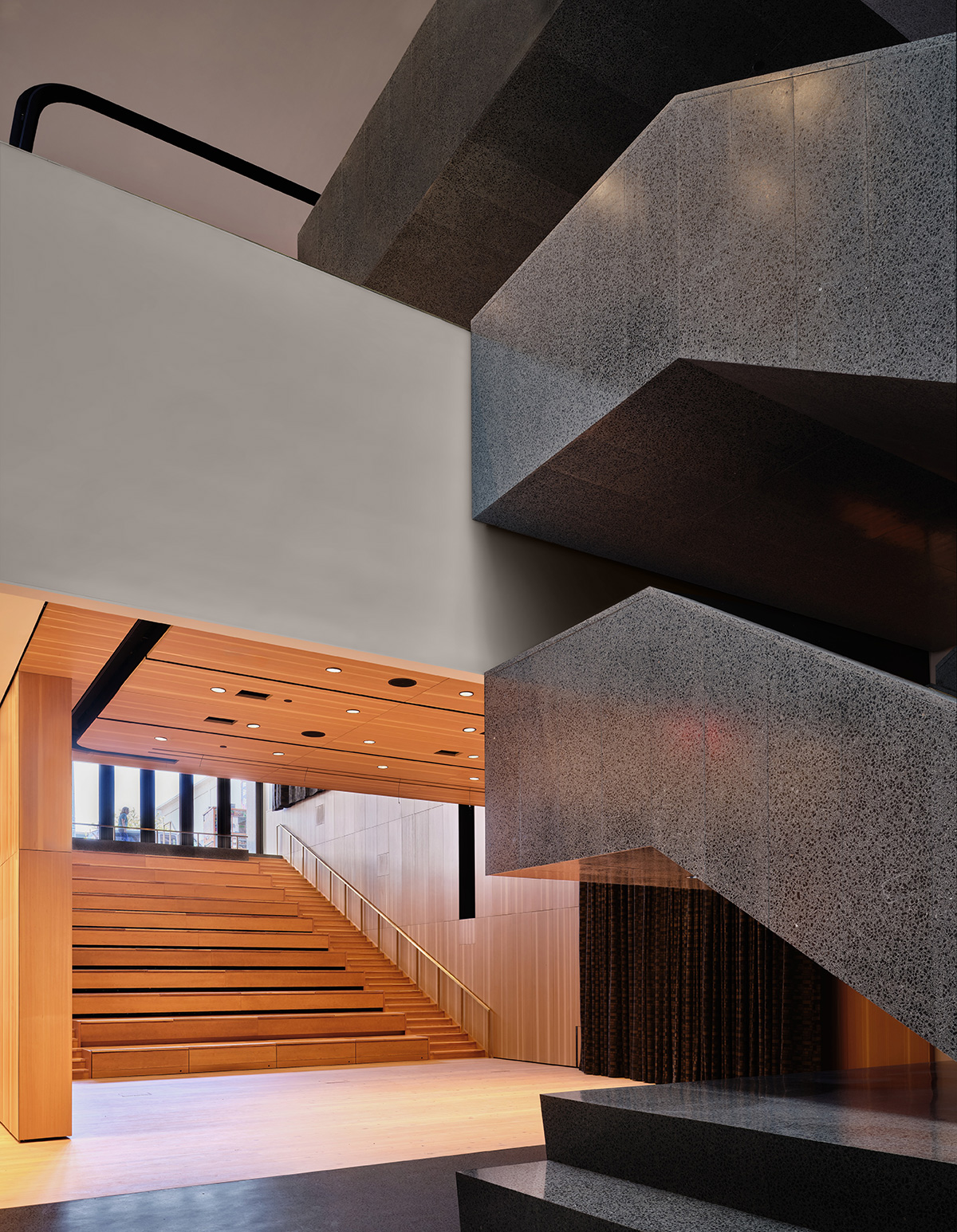 Interior View of the Studio Museum in Harlem’s New Building, Featuring the Stoop and the Lobby | Photo: © Dror Baldinger FAIA | Courtesy Studio Museum in Harlem