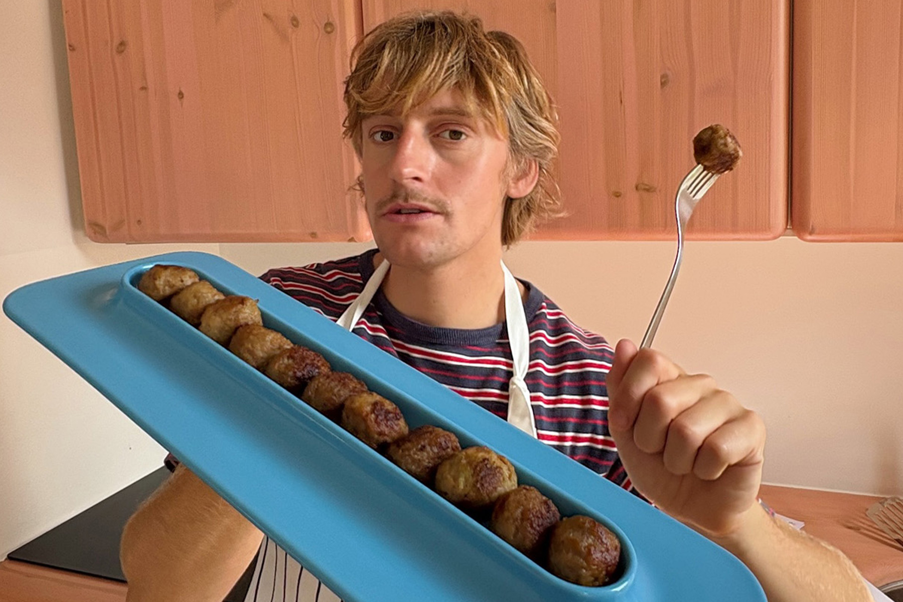 The First Taste of IKEA x Gustaf Westman is a Meatball Plate | Source: IKEA