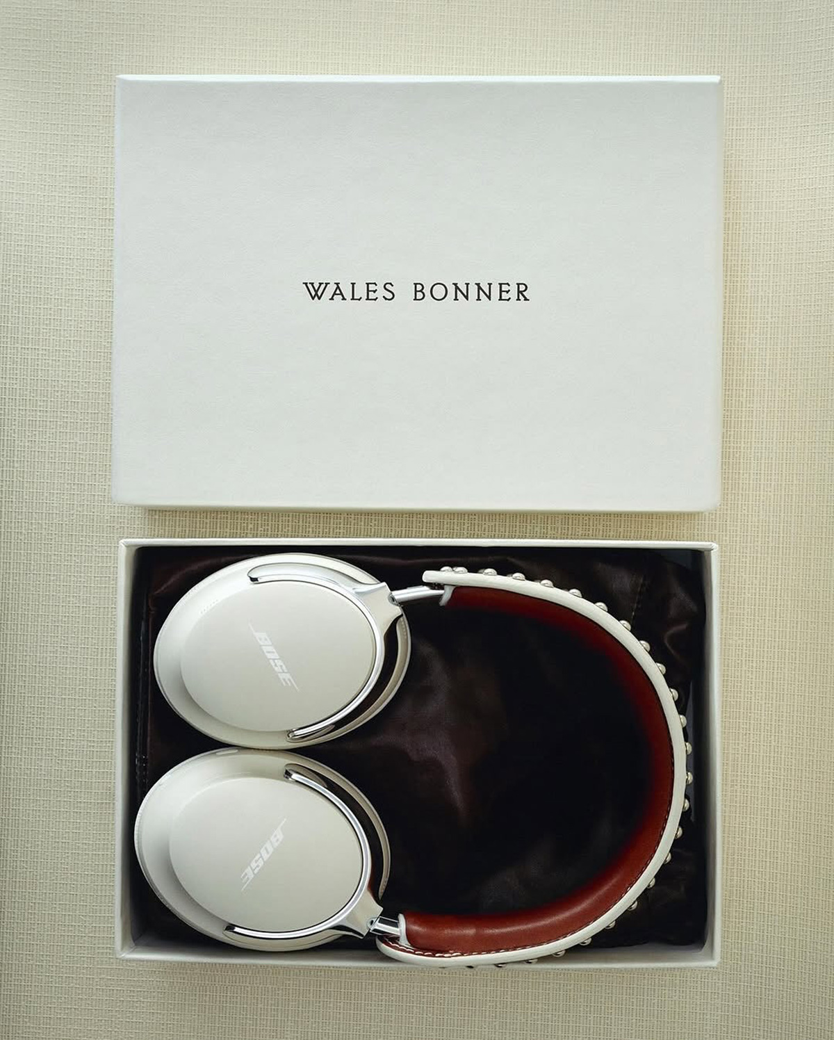 Wales Bonner x Bose Design Custom QuietComfort Ultra Headphones | Source: Wales Bonner
