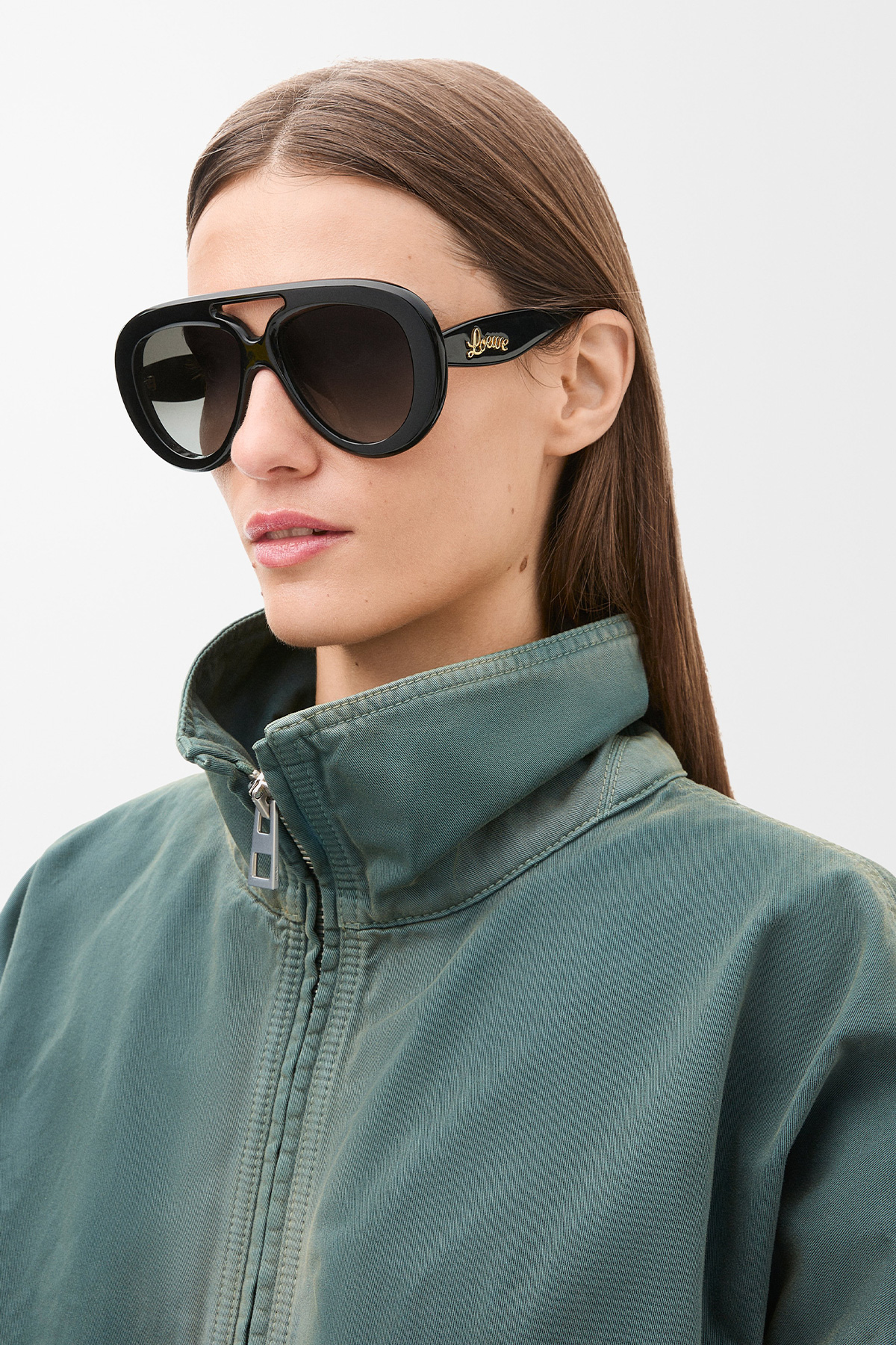 LOEWE Round Spoiler Aviator Sunglasses | Image from loewe.com