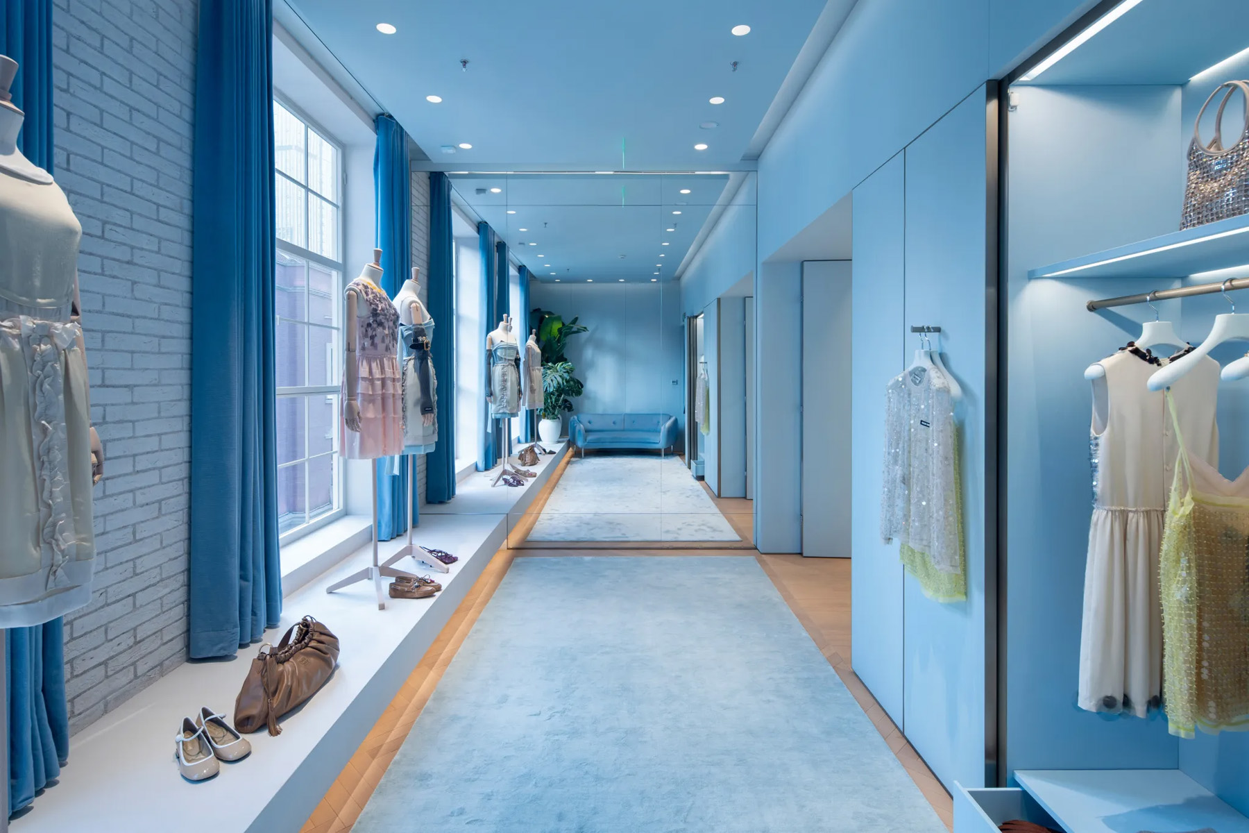 Miu Miu’s VIP salons on the third floor | Source: Miu Miu